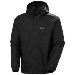 Kurtka wodoodporna z kapturem Helly Hansen Vancouver Fleece Lined. Czarne kurtki męskie Helly Hansen, m, bez wzorów, z polaru, casualowe, z kapturem. Za 842.00 zł.