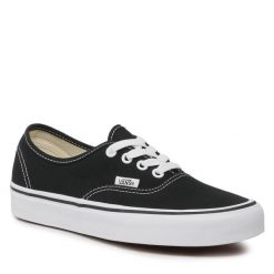 Tenisówki Vans. Czarne trampki i tenisówki damskie Vans, bez wzorów, bez zapięcia. Za 229.99 zł.