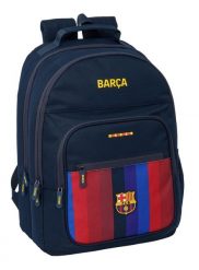 Torba szkolna Barcelona 2026-27 z wieloma kieszeniami. Niebieskie torby sportowe męskie FC BARCELONA, bez wzorów, z materiału, duże. Za 276.11 zł.