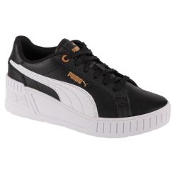 Buty sportowe Sneakersy damskie, Karmen Wedge. Czarne obuwie sportowe damskie Puma, bez wzorów, bez zapięcia, trekkingowe. Za 279.99 zł.