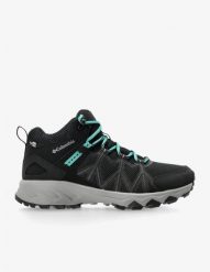 Buty turystyczne damskie Columbia Peakfreak II Mid Outdry - black/teal. Czarne obuwie trekkingowe damskie NoName, bez zapięcia. Za 608.37 zł.