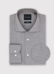 PAKO LORENTE – Szara koszula męska. Szare koszule męskie Pako Lorente, m, bez wzorów, z elastanu, bez kołnierzyka, bez ramiączek. Za 299.99 zł.