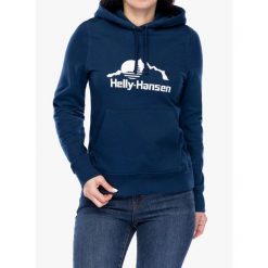 Bluza z kapturem damska Helly Hansen Nord Graphic Pullover Hoodie. Szare bluzy damskie Helly Hansen, xs, bez wzorów, sportowe, bez ramiączek, z kapturem. Za 203.99 zł.