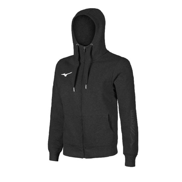 Bluza z kapturem Mizuno FZ. Czarne bluzy sportowe męskie Mizuno, l, bez wzorów, z kapturem, na fitness i siłownię. W wyprzedaży za 190.00 zł.