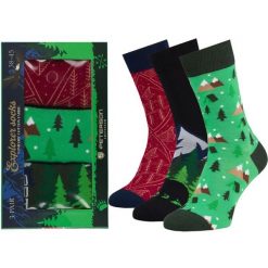Zestaw skarpet męskich w rozmiarze 38-44 we wzory z motywem outdoor Peterson PTN SML-S3W-EX-38-44. Skarpety męskie Peterson, bez wzorów. Za 59.99 zł.