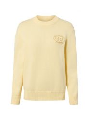 Gant Sweter damski z dzianiny Kobiety żółty, XS. Żółte swetry nierozpinane damskie GANT, xs, bez wzorów, z bawełny, bez kołnierzyka, bez ramiączek. Za 999.95 zł.