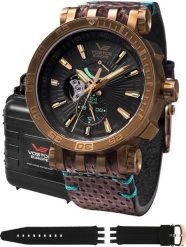 Zegarek Vostok Europe Zegarek męski Vostok Europe YN84-575O540 brązowy. Brązowe zegarki męskie Vostok Europe, bez wzorów. Za 4,990.00 zł.