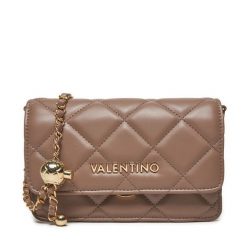 Torebka Valentino. Brązowe listonoszki damskie Valentino, bez wzorów, bez dodatków. Za 379.99 zł.