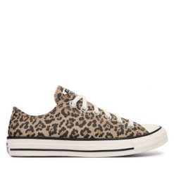 Trampki Converse. Brązowe trampki i tenisówki damskie Converse, bez wzorów, bez zapięcia. Za 399.99 zł.