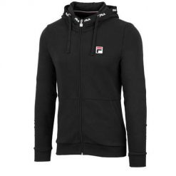 Bluza treningowa męska Fila Benny. Czarne bluzy męskie Fila, m, bez wzorów, z kapturem. Za 414.00 zł.