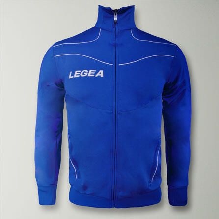 Kurtka Junior Texas do trening Niebiesko-Biała. Białe kurtki męskie Legea, xs, bez wzorów, z materiału, klasyczne, z kapturem. Za 59.90 zł.