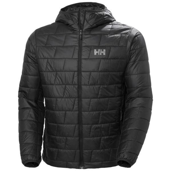 Kurtka z kapturem Helly Hansen Lifaloft. Szare kurtki męskie Helly Hansen, m, bez wzorów, z materiału, z kapturem. Za 872.00 zł.