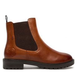 Botki s.Oliver. Brązowe botki damskie S.Oliver, bez wzorów, bez obcasa, na płaskiej podeszwie, bez zapięcia. Za 469.99 zł.