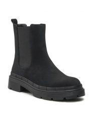 Jenny Fairy Sztyblety WYL3191-1 Czarny. Czarne botki damskie Jenny Fairy, bez wzorów, ze skóry, bez obcasa, na płaskiej podeszwie, bez zapięcia. Za 169.99 zł.