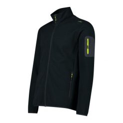 Bluza męska turystyczna CMP 34H6397. Czarne bluzy męskie CMP, m, bez wzorów, sportowe, bez ramiączek, bez kaptura. Za 248.50 zł.
