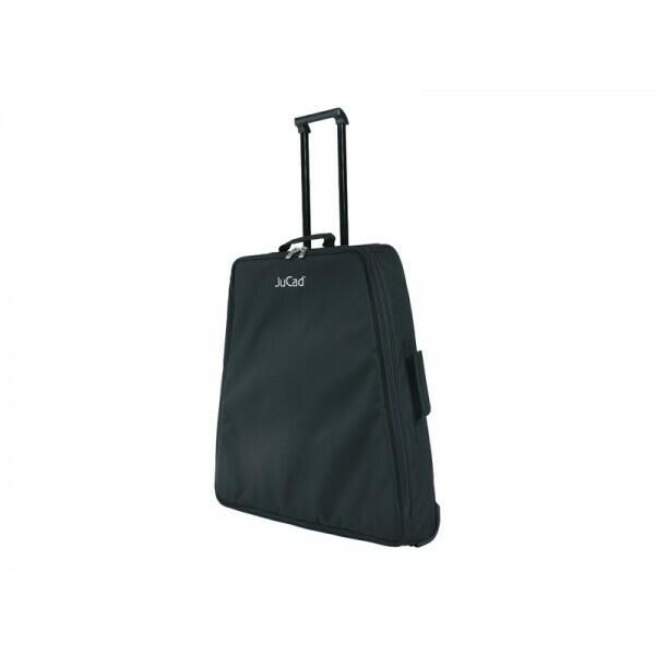 Torba transportowa z kółkami i teleskopową rączką do wózków JuCad Drive, Drive S. Czarne torby podróżne damskie JUCAD, bez wzorów. Za 922.00 zł.