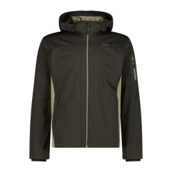 Kurtka softshell z kapturem CMP. Brązowe kurtki męskie CMP, na wiosnę, m, bez wzorów, z materiału, z kapturem, trekkingowe. Za 368.00 zł.