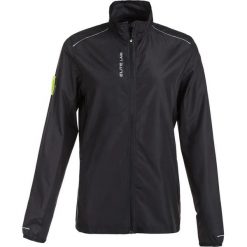 Damska kurtka wodoodporna Elite Lab Shell X1. Czarne kurtki sportowe damskie ELITE LAB, bez wzorów, z materiału, bez ramiączek, bez kaptura, do biegania. Za 285.00 zł.