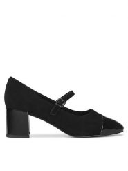 Lasocki Czółenka WFA2933-2Z Czarny. Czarne czółenka damskie Lasocki, bez wzorów, ze skóry, bez obcasa, bez zapięcia. Za 239.99 zł.