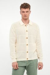 Kardigan męski lniany LIU JO. Swetry męskie Liu Jo, m, bez wzorów, ze lnu, bez kołnierzyka, bez ramiączek. Za 649.00 zł.