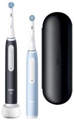 Szczoteczka magnetyczna Oral-B iO 3Duo czarny/błękitny. Czarne szczoteczki elektryczne Oral-B. Za 529.00 zł.
