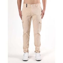 Spodnie dresowe z sznurek regulacyjny na co dzień. Brązowe spodnie materiałowe męskie LEONE 1947 APPAREL, bez wzorów, z bawełny. Za 168.36 zł.