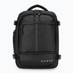 Plecak próżniowy kabinowy KADVA ARTravel 22. Czarne plecaki męskie KADVA, bez wzorów, z materiału. Za 299.99 zł.