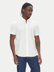 Mustang Koszula Berkeley 1016464 Biały Regular Fit. Białe koszule męskie Mustang, m, bez wzorów, z bawełny, bez kołnierzyka, bez ramiączek. Za 129.99 zł.