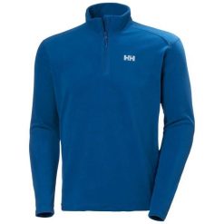 Kurtka polarowa 1/2 zip Helly Hansen daybreaker. Niebieskie kurtki męskie Helly Hansen, m, bez wzorów, z polaru, casualowe, bez kaptura. Za 199.99 zł.