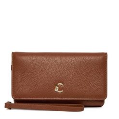 Torebka Coccinelle. Brązowe torebki wizytowe damskie Coccinelle, bez wzorów, bez dodatków. Za 489.99 zł.