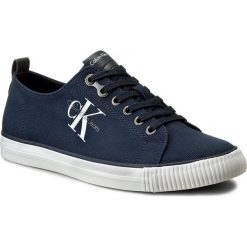 Tenisówki CALVIN KLEIN JEANS - Arnold S0369 Navy. Niebieskie trampki męskie Calvin Klein Jeans, bez wzorów, z gumy, klasyczne, bez zapięcia. W wyprzedaży za 249.00 zł.
