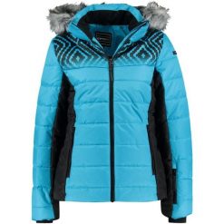 Stylowa kurtka narciarska Icepeak Vigevano dla kobiet. Niebieskie kurtki sportowe damskie Icepeak, na zimę, bez wzorów, bez ramiączek, bez kaptura, narciarskie. Za 359.99 zł.