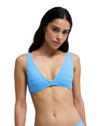 Trójkątny stanik bikini dla Kobiety PARADISE WAVE Niebieski. Niebieskie stroje kąpielowe damskie Roxy, s, bez wzorów, z elastanu. Za 169.99 zł.