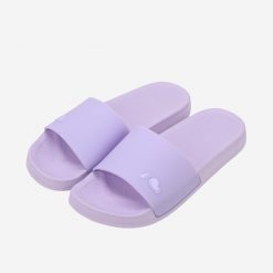 Klapki Kubota Basenowe Pure Pastelowy Fiolet. Zielone klapki damskie Kubota, bez wzorów, z dresówki, eleganckie, bez obcasa, bez zapięcia. Za 69.99 zł.