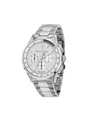 Maserati Zegarek Sorpasso Chronograph R8873624013 Srebrny. Szare zegarki męskie maserati, bez wzorów, srebrne. Za 1,289.00 zł.