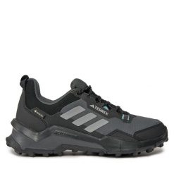 Trekkingi adidas. Czerwone obuwie trekkingowe damskie Adidas, z gore-texu, bez zapięcia. Za 569.99 zł.