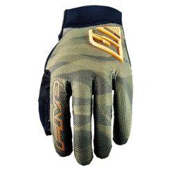 Rękawiczki XR-PRO - CAMO KHAKI/FLUO ORANGE (khaki/pomarańczowy camo) - XXXL/13. Brązowe rękawiczki damskie FIVE GLOVES, bez wzorów, ze skóry. Za 134.00 zł.