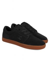 Trampki męskie DC Shoes Crisis 2. Szare trampki męskie DC Shoes, bez wzorów, z materiału, bez zapięcia. Za 339.99 zł.