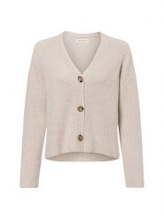 Marc O'Polo Kardigan Kobiety Bawełna beżowy, L. Brązowe kardigany damskie Marc O'Polo, l, bez wzorów, z bawełny, bez kołnierzyka. Za 669.95 zł.
