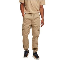 Spodnie dresowe Urban Classics Military. Brązowe spodnie sportowe męskie Urban Classics, m, bez wzorów, z dresówki. Za 237.00 zł.