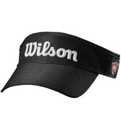 Czapka Z Daszkiem Z Haftowanym Logo Dla Dorosłych Unisex. Czarne czapki damskie Wilson, bez wzorów. Za 141.99 zł.