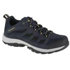 Buty trekkingowe męskie Columbia Crestwood. Czarne trekkingi męskie Columbia, z gumy, bez zapięcia. Za 259.99 zł.