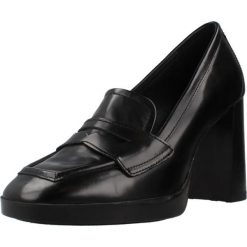 Buty GEOX D36VLD 00038 Czarny. Czarne obuwie trekkingowe damskie Geox, z lakierowanej skóry, bez zapięcia. Za 372.99 zł.