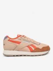 Buty sportowe damskie Reebok Glide sneakersy pomarańczowe (100201419). Brązowe obuwie trekkingowe damskie Reebok, bez zapięcia. Za 209.00 zł.
