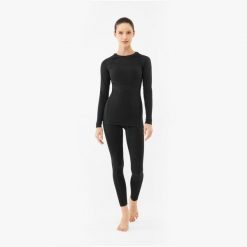 Komplet bielizny termoaktywnej narciarskiej damskiej Viking Gaja Bamboo. Czarne bielizna sportowa damska Viking, xl, bez wzorów. Za 239.00 zł.