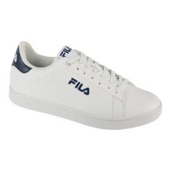 Męskie Buty Sportowe Courtbay Linear. Białe buty sportowe męskie Fila, bez wzorów, bez zapięcia. Za 275.99 zł.