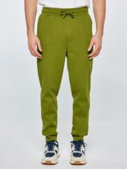 Spodnie męskie dresowe khaki Wladorp 301. Zielone spodnie sportowe męskie BIG STAR, l, bez wzorów, z dresówki. Za 199.99 zł.