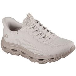 Buty sportowe damskie Skechers Bobs Arc Waves. Brązowe obuwie sportowe damskie Skechers, bez wzorów, bez zapięcia, na fitness i siłownię. Za 490.00 zł.