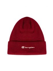 Champion Czapka "Beanie" | 804650 | Mężczyzna | Czerwony. Czerwone czapki męskie Champion, bez wzorów, z dzianiny. W wyprzedaży za 49.00 zł.