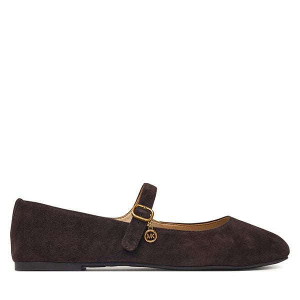 Baleriny MICHAEL Michael Kors. Brązowe balerinki damskie MICHAEL Michael Kors, bez wzorów, bez obcasa, bez zapięcia. Za 569.99 zł.